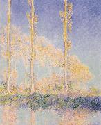 Claude Monet Three Poplars,Autumn Effect Spain oil painting artist
